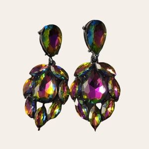 Multi-Color Chandelier Earrings